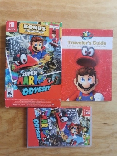 Super Mario Odyssey Bonus Travelers Guide Nintendo Switch