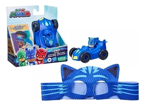 Pj Masks Veículo Menino Gato E Conjunto De Máscara F4597