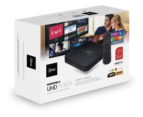 Smart Tv Box Mlab 4k Uhd 16gb Android 7.1