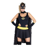 Disfraz Halloween Batichica Mujer Heroina Super Heroes