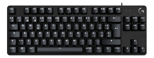 Teclado Gamer Mecánico Logitech G413 Tkl Se (inglés) Color Del Teclado Negro Idioma Inglés Us