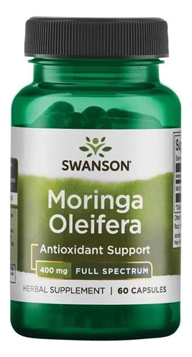 Moringa Oleifera 400mg 60 Capsulas Antioxidante