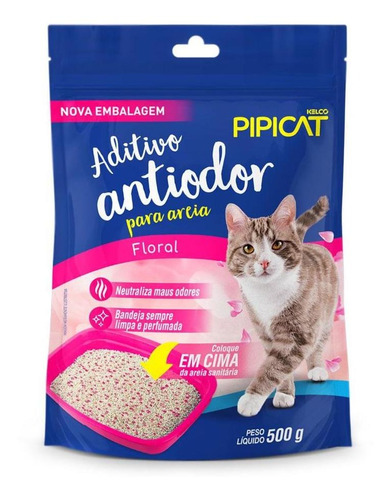 Aditivo Pipicat Kelco Antiodor Floral Antibacterial 500g