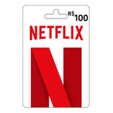 Cartão Netflix R$100 Giftcard Digital