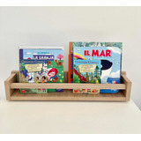 Estante Repisa Librero Cuentos Infantil Montessori Pared