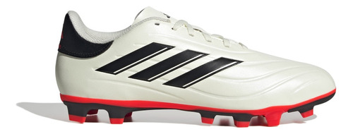 Tenis adidas Copa Pure 2 Clu Pasto Firme Unisex Color Ivory/core Black/solar Red Talla 24.5 Mx