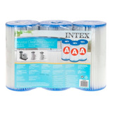 Cartucho Tripack Filtro Piscina Tipo A Intex 29003