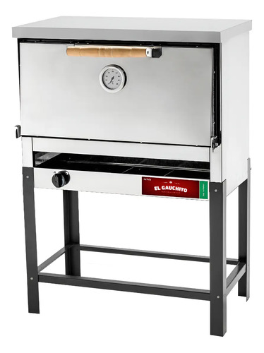 Horno Pizzero 6 Moldes Gauchito Acero Inox Sol Real | MercadoLibre