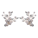 Elegante Broche De Hebilla Para Zapatos Con Perlas Y Diamant