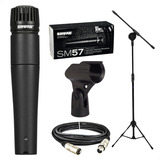 Microfone Com Fio Shure Sm57-lc + Acessórios