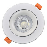 Spot Embutir Dicro Led 7w Blanco Calido Movil Led  X 5u