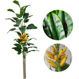 Arvore Bananeira Artificial Grande Cacho Banana Decoração