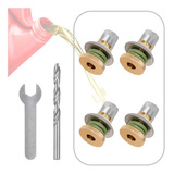 Kit De 4 Tapones De Escape Para Tanque De Gas Niteguy, Anill