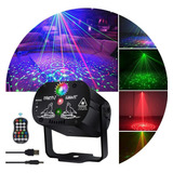 Rgb Led Disc Light Usb Laser Stage Projetor Lâmpada 60 Padrã