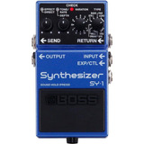 Pedal Sintetizador Para Baixo E Guitarra Boss Sy1 121 Sons