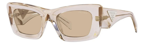 Prada Spr 13zs 19m-4i2 Square Fashion Crystal Beige