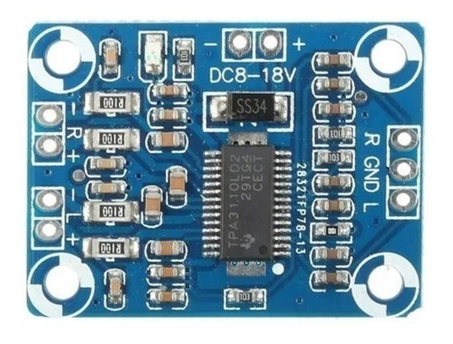 Modulo Amplificador De Audio Estereo 2x15w Clase D Tpa 3110