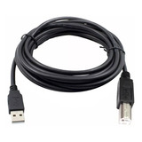 Cable Para Impresora Usb Tipo A - B Alta Velocidad  10 Metro