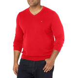 Sweater Tommy Hilfiger  Para Caballero Rojo