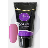 Polygel Piu Bella 45g Rosa Lilás Unhas Alongamentos