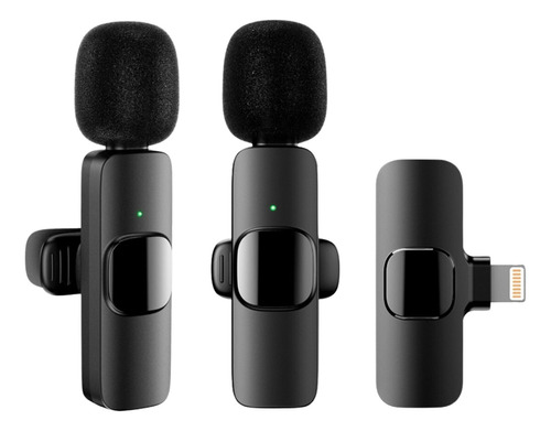 Microfone Lapela Para Gravação Sem Fio Compatível Celular