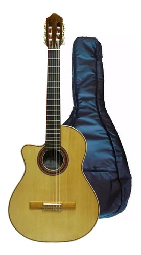 Guitarra Fonseca Mod 40 Kec P/zurdos  + Funda + Envio