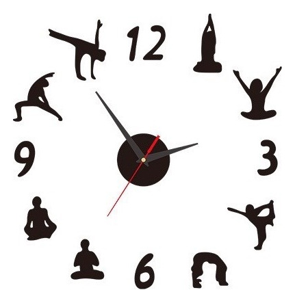 Diy 3d Relojes De Pared Pegatinas De Espejo Karate Taekwondo