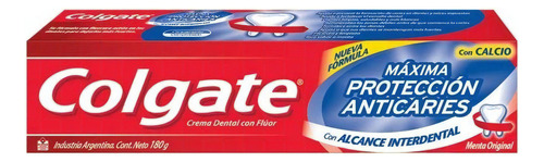 Crema Dental  Anticaries 180 Gr Colgate Cremas Dentales