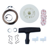 Kit De Cuerda De Agarre Recoil Pull Starter Con Resorte Y Po