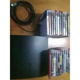 Playstation 3 Dos Joysticks Y Lote De Juegos Originales 