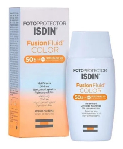 Isdin Fusion Fluid Color Fotoprotector - mL a $2459