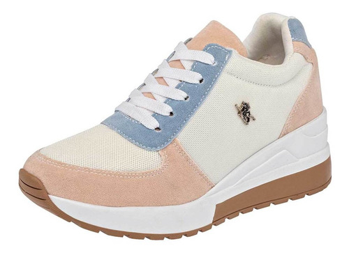 American Polo Tenis Casual Con Plataforma Para Mujer 99032-1