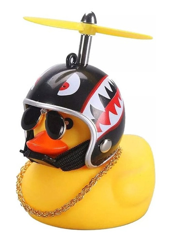 Patito Decorativo Pato Con Accesorios Para Moto Auto Bici