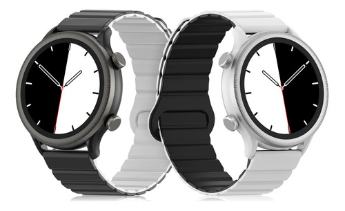 2 Piezas Freshfun Smartwatch Relojes De Pareja Con Llamada