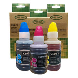 Pack Colores Tinta Compatible Con Canon Gi-190 Marca Ppc Ink