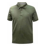 Polo Ogochi Essencial Slim Verde Escuro