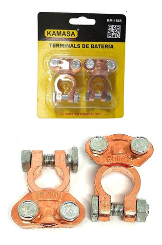 Terminales Bornes Para Bateria Auto 12v Positivo/negativo