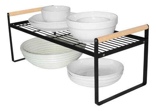 Estante Repisa Rack Organizador Multiuso Cocina Acero Madera