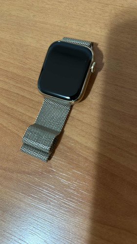 Apple Watch Serie 7 45mm Gps+celullar Dourado Aço Inoxidável