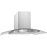 Campana Extractora De Cocina Gutstark Premium Mkz-campa900mgri Acero De Pared 90cm X 45cm X 42cm Plateada 110v