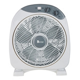 Ventilador Kendal Box 12 Kf-12b3 Con Timer Color De La Estructura Blanco Color De Las Aspas Beige