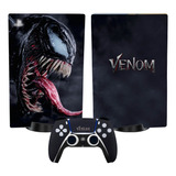 Skin Compatible Con Consola Ps5 Venomm