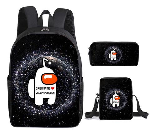 Mochila Escolar Space Werewolf Kil, Juego De Tres Piezas