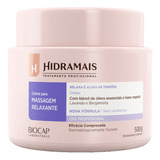 Creme Para Corpo Hidramais Profissional Para Massagem Relaxante En Pote De 500ml/500g