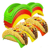 24 Piezas Soporte Para Tacos Forma De Onda Microondas