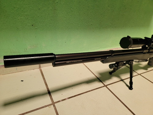 Supresor (silenciador) Asilenciador Para Rifle Pcp .22 