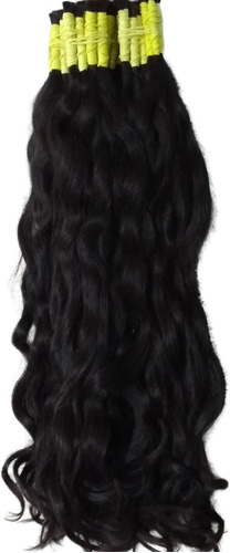 Cabelo  Natural P/mega Hair Leve Ondas 60 Cm 50 Gramas