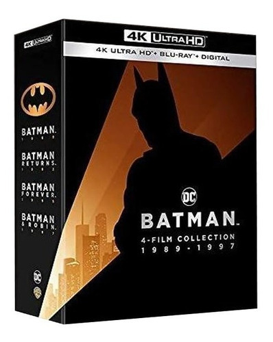 4k Ultra Hd + Blu-ray Batman 4 Film Collection 1989 - 1997