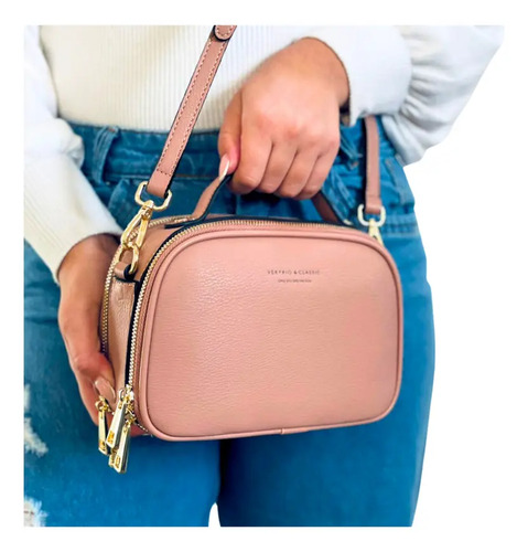 Bolsas Com 2 Repartições Alça De Lado E De Mão Promoção Top