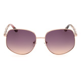 Lentes De Sol Rosadogold Guess By Marciano Gm0000328z